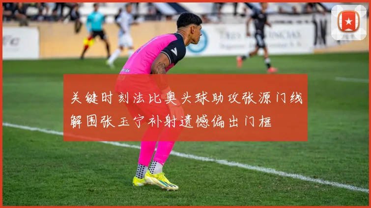 关键时刻法比奥头球助攻张源门线解围张玉宁补射遗憾偏出门框
